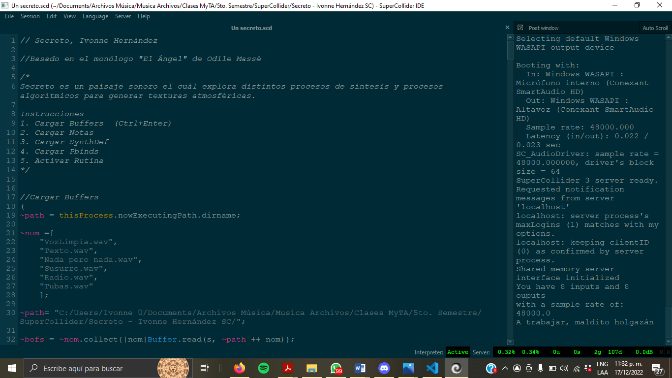 Fotografía de Un Secreto